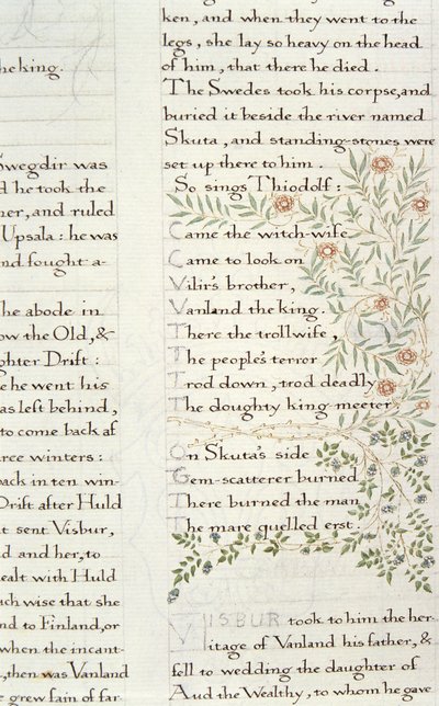 Fragment from The Story of The Ynglings by William Morris